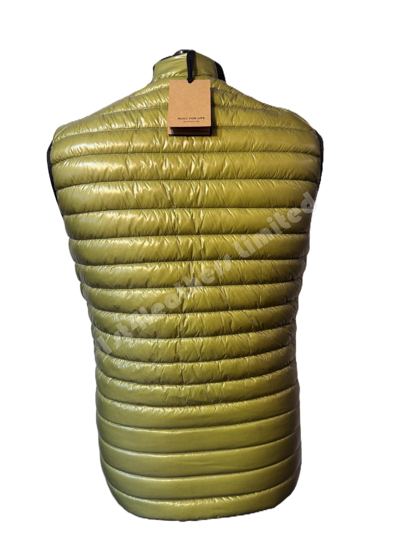 BELSTAFF AIRFRAME DOWN PUFFA GILET NEON YELLOW UK38 MEDIUM RRP £350 BNWT