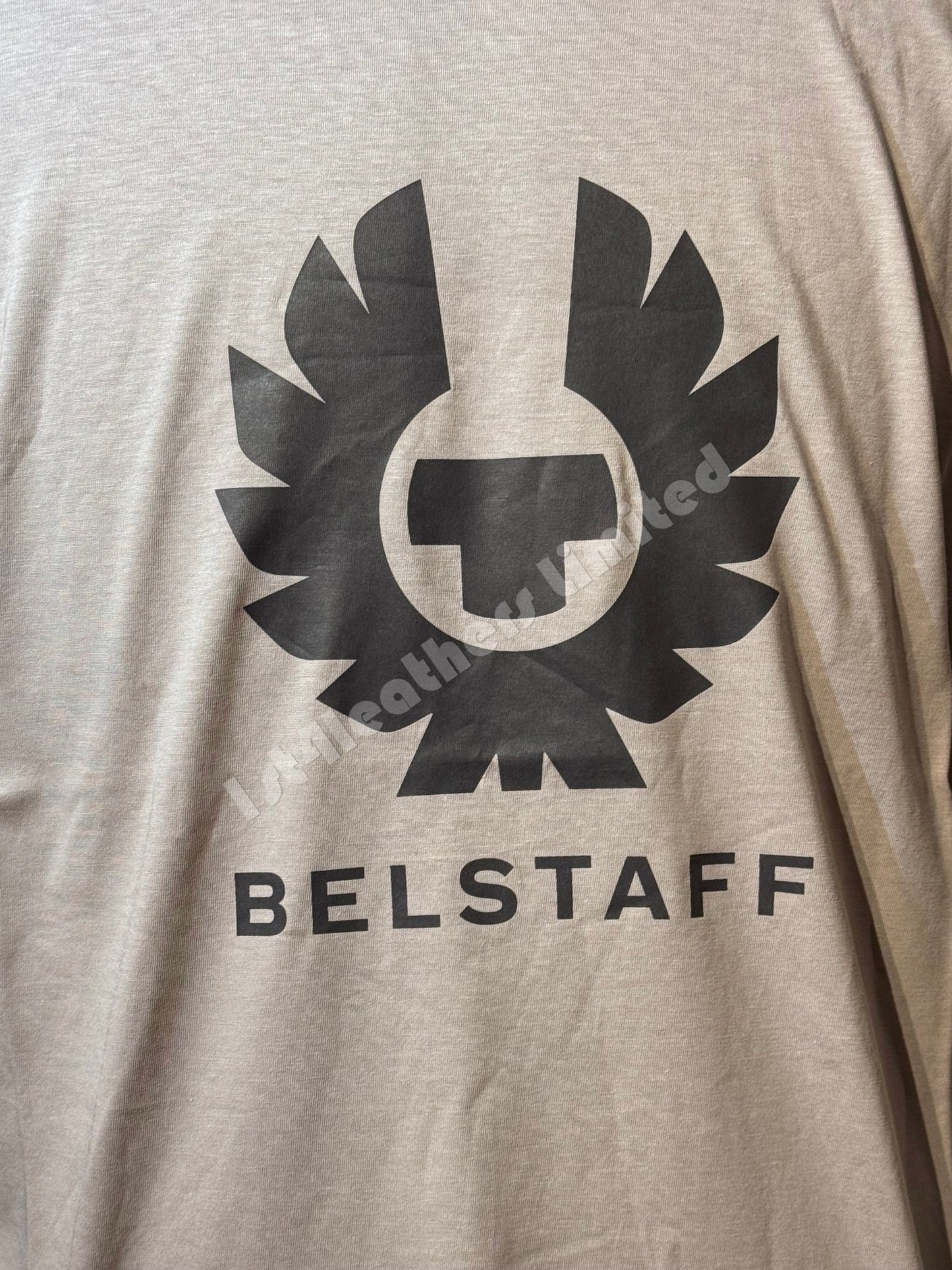 BELSTAFF PHOENIX LOGO COTTON T-SHIRT CHROME GREY RRP £60 BNWT