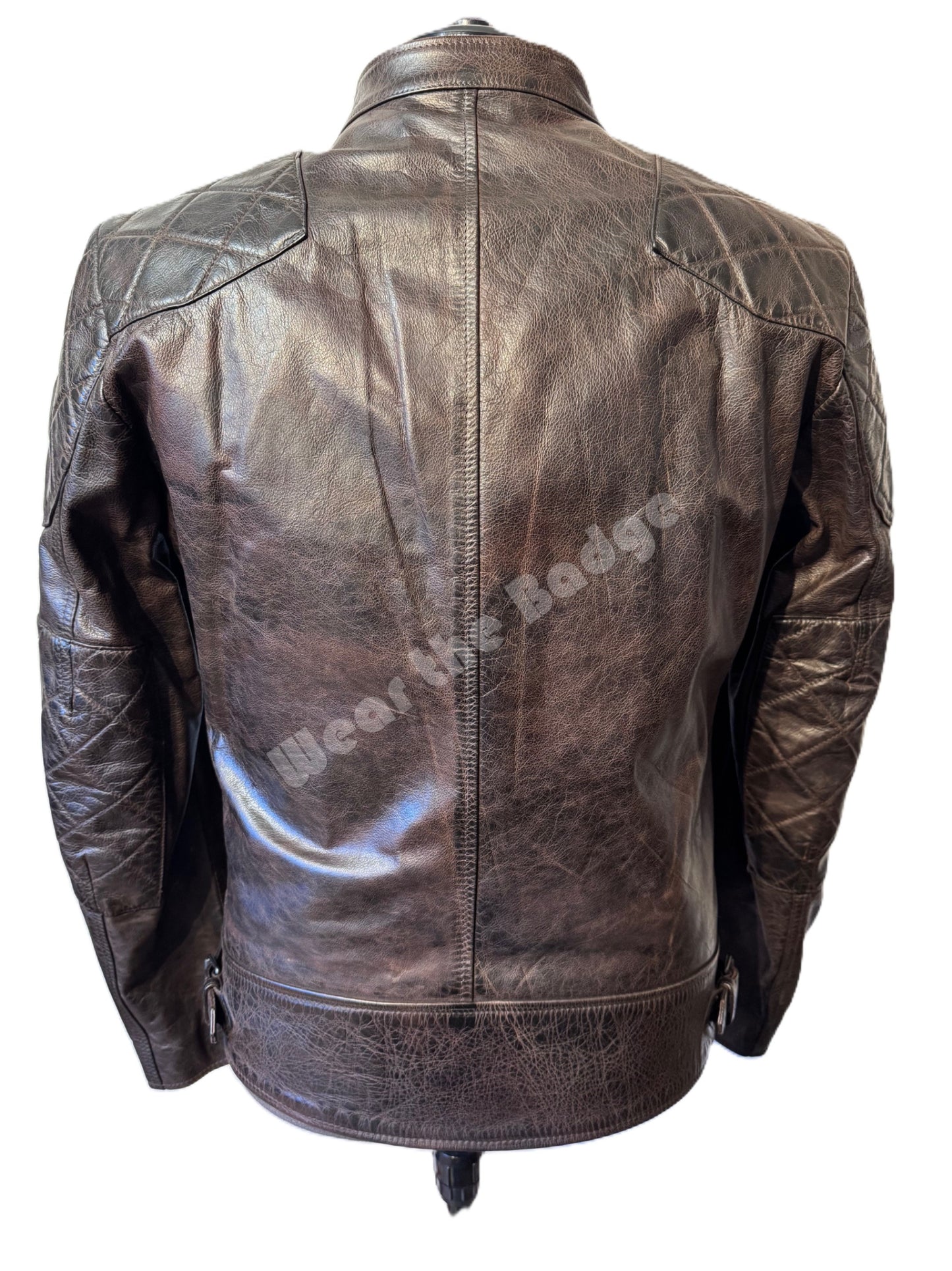 BELSTAFF LEGACY OUTLAW CALF LEATHER JACKET DARK COPPER RRP £1350 BNWT