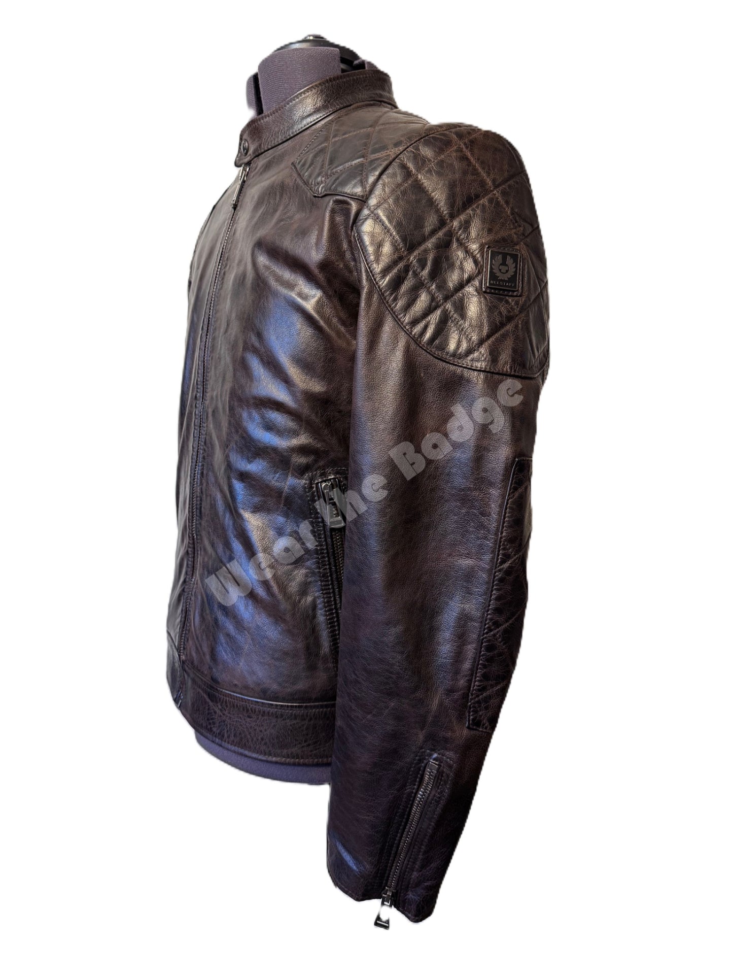 BELSTAFF LEGACY OUTLAW CALF LEATHER JACKET DARK COPPER RRP £1350 BNWT
