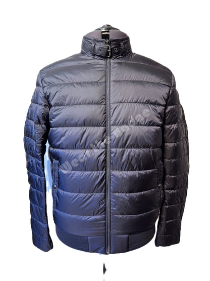 BELSTAFF CIRCUIT DOWN PUFFA BOMBER JACKET TONAL DARK INK UK40 L RRP £350 NEW