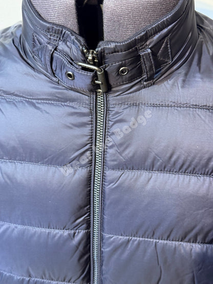 BELSTAFF CIRCUIT DOWN PUFFA BOMBER JACKET TONAL DARK INK UK40 L RRP £350 NEW