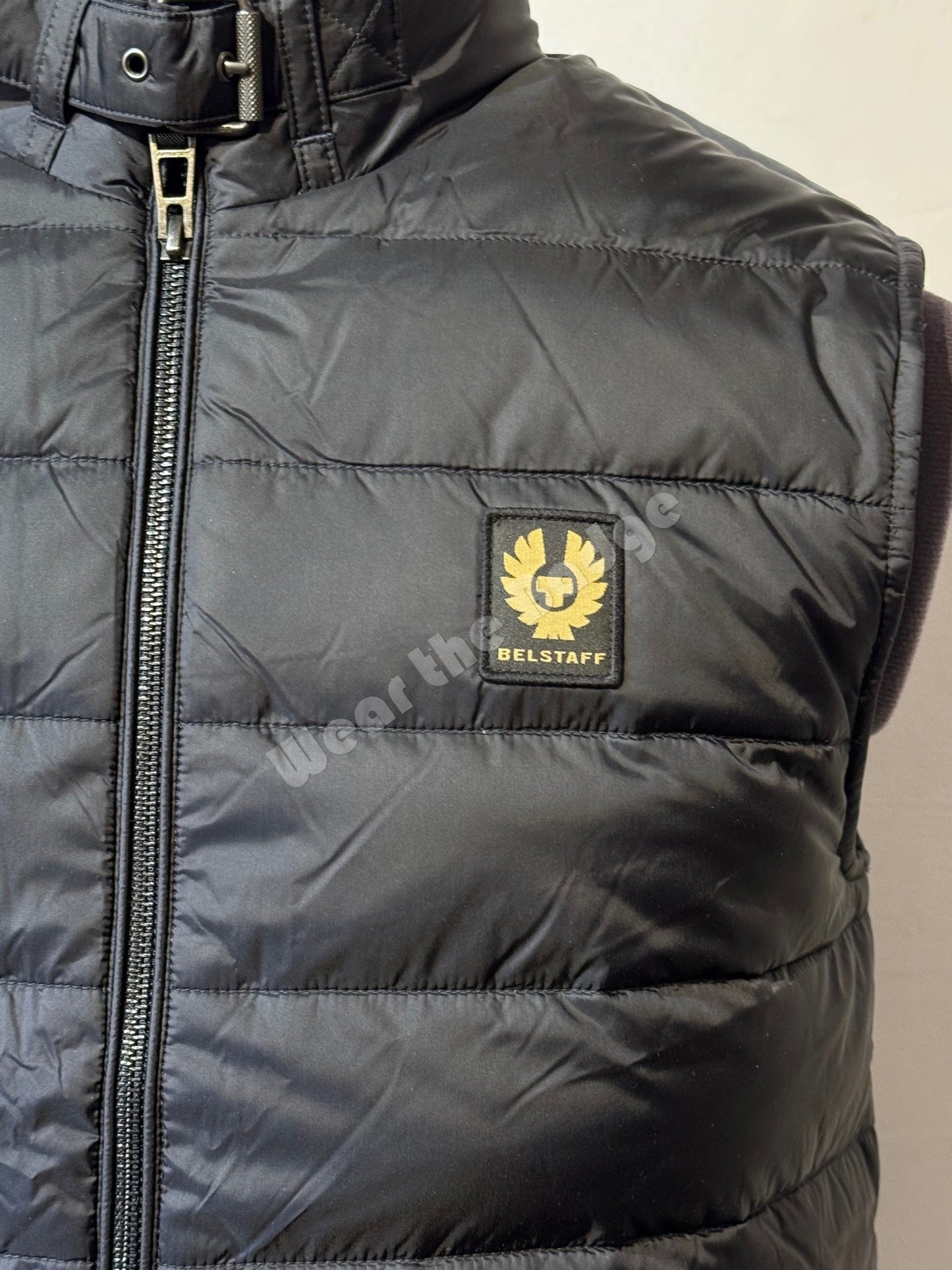 BELSTAFF CIRCUIT DOWN PUFFA GILET DARK INK RRP £295 BNWT