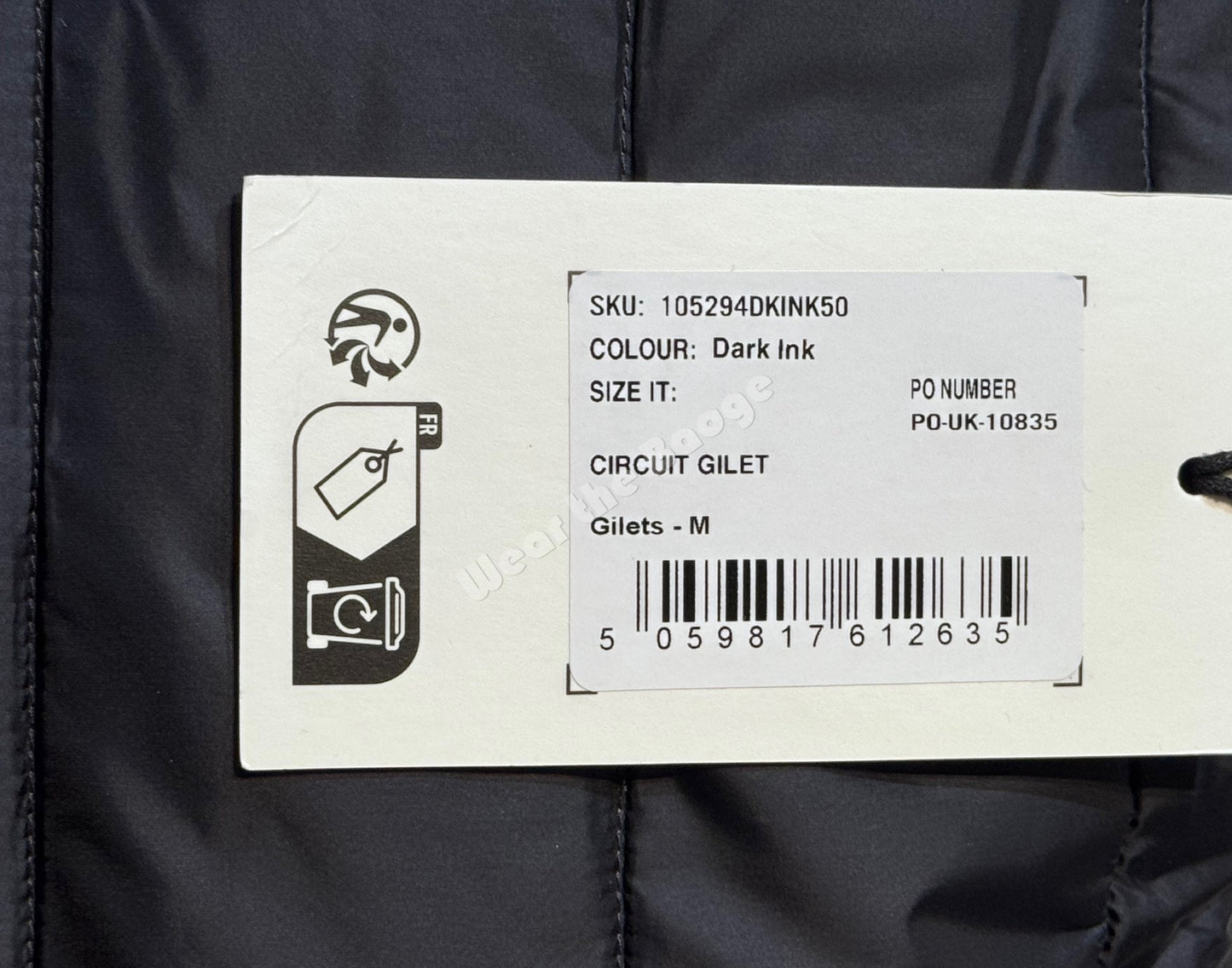 BELSTAFF CIRCUIT DOWN PUFFA GILET DARK INK RRP £295 BNWT