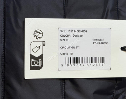 BELSTAFF CIRCUIT DOWN PUFFA GILET DARK INK RRP £295 BNWT