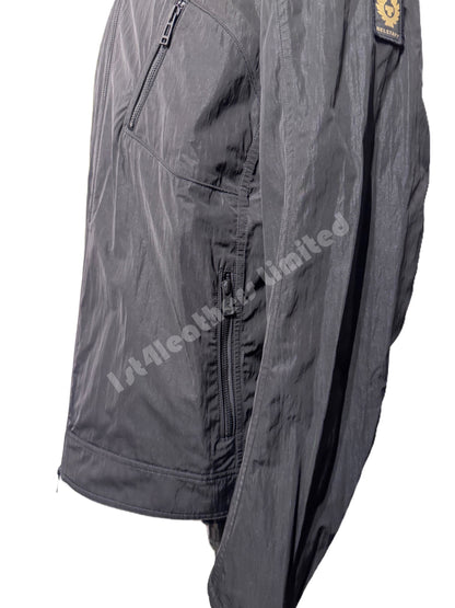 BELSTAFF V RACER RIPPLE SHELL BIKER JACKET BLACK UK46 3XL RRP £325 BNWT