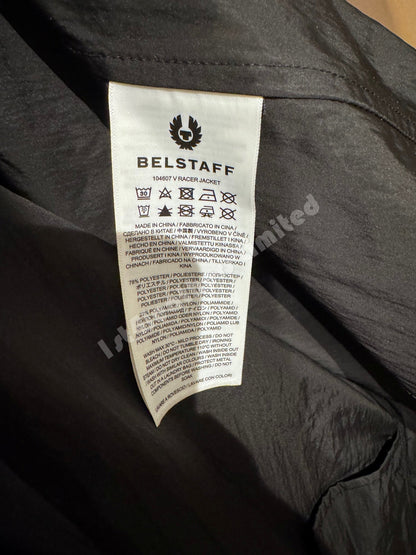 BELSTAFF V RACER RIPPLE SHELL BIKER JACKET BLACK UK46 3XL RRP £325 BNWT