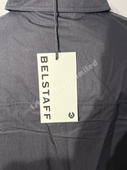 BELSTAFF RUNNER COTTON TECH GABARDINE OVERSHIRT BLACK RRP £250 BNWT
