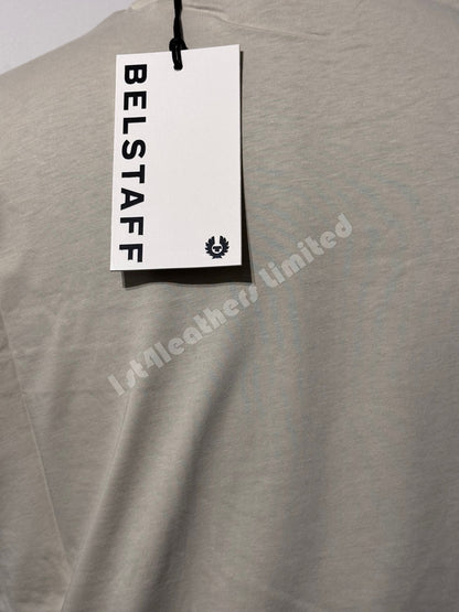 BELSTAFF THOM LONG SLEEVE COTTON POCKET T-SHIRT SHELL RRP £75 BNWT