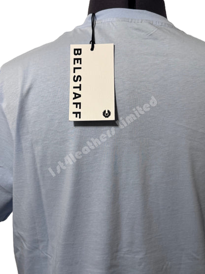 BELSTAFF THOM COTTON POCKET T-SHIRT SKY BLUE RRP £60 BNWT