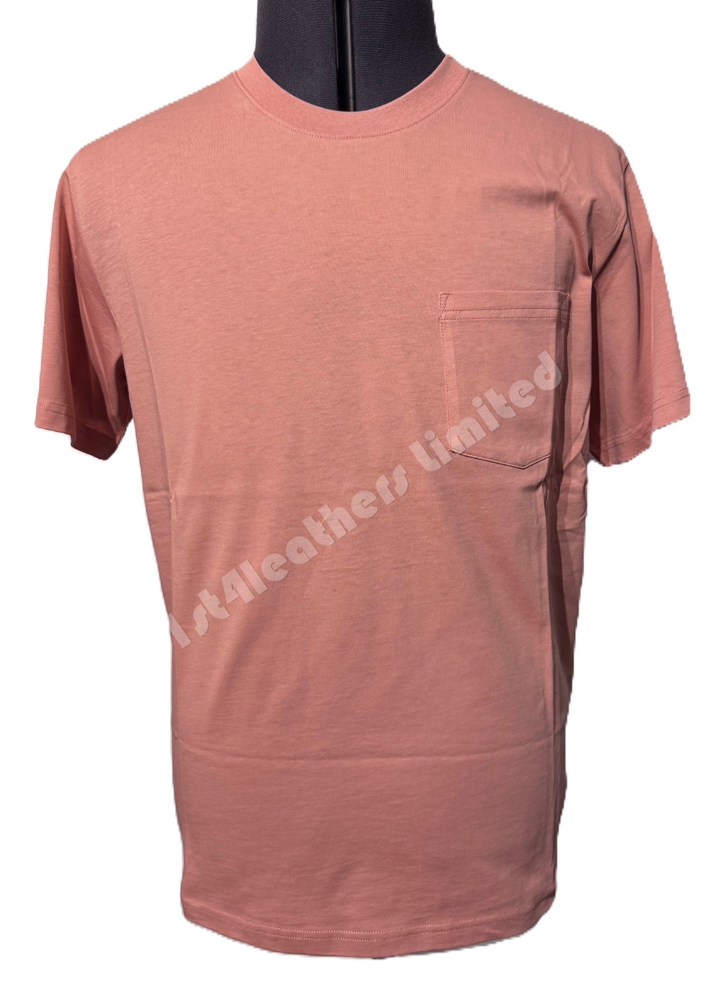 BELSTAFF THOM COTTON POCKET T-SHIRT RUST PINK RRP £60 BNWT