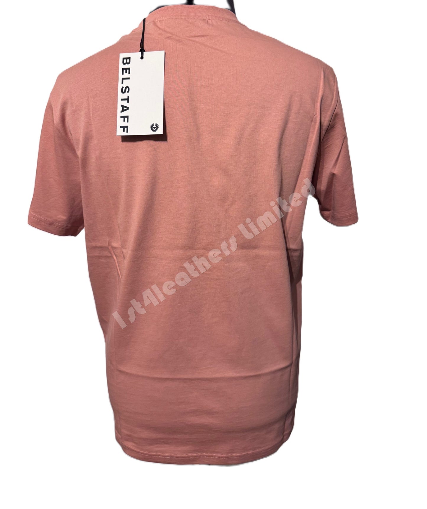 BELSTAFF THOM COTTON POCKET T-SHIRT RUST PINK RRP £60 BNWT
