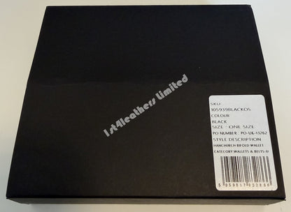 BELSTAFF HANCHURCH ITALIAN LEATHER BIFOLD WALLET BLACK RRP £85 NEW