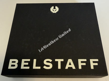 BELSTAFF WHEATLE ITALIAN LEATHER CARD HOLDER WALLET ANTIQUE BROWN RRP £75 NEW IN BOX