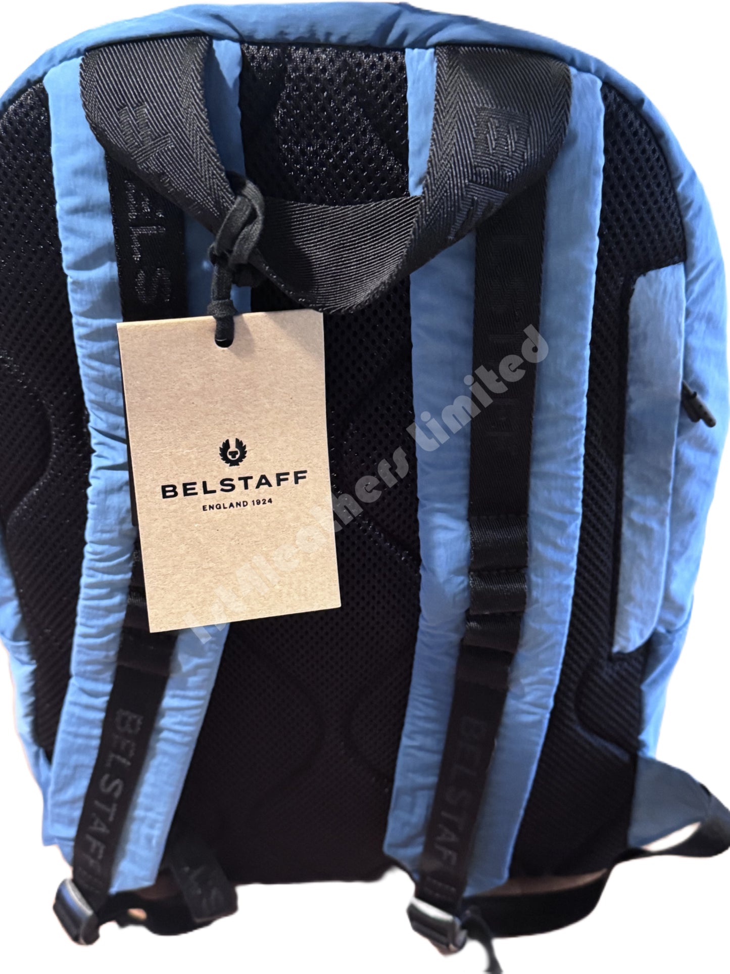 BELSTAFF URBAN NYLON RIPPLE SHELL BACKPACK WAVE DYE OCEAN BLUE RRP £195 BNWT