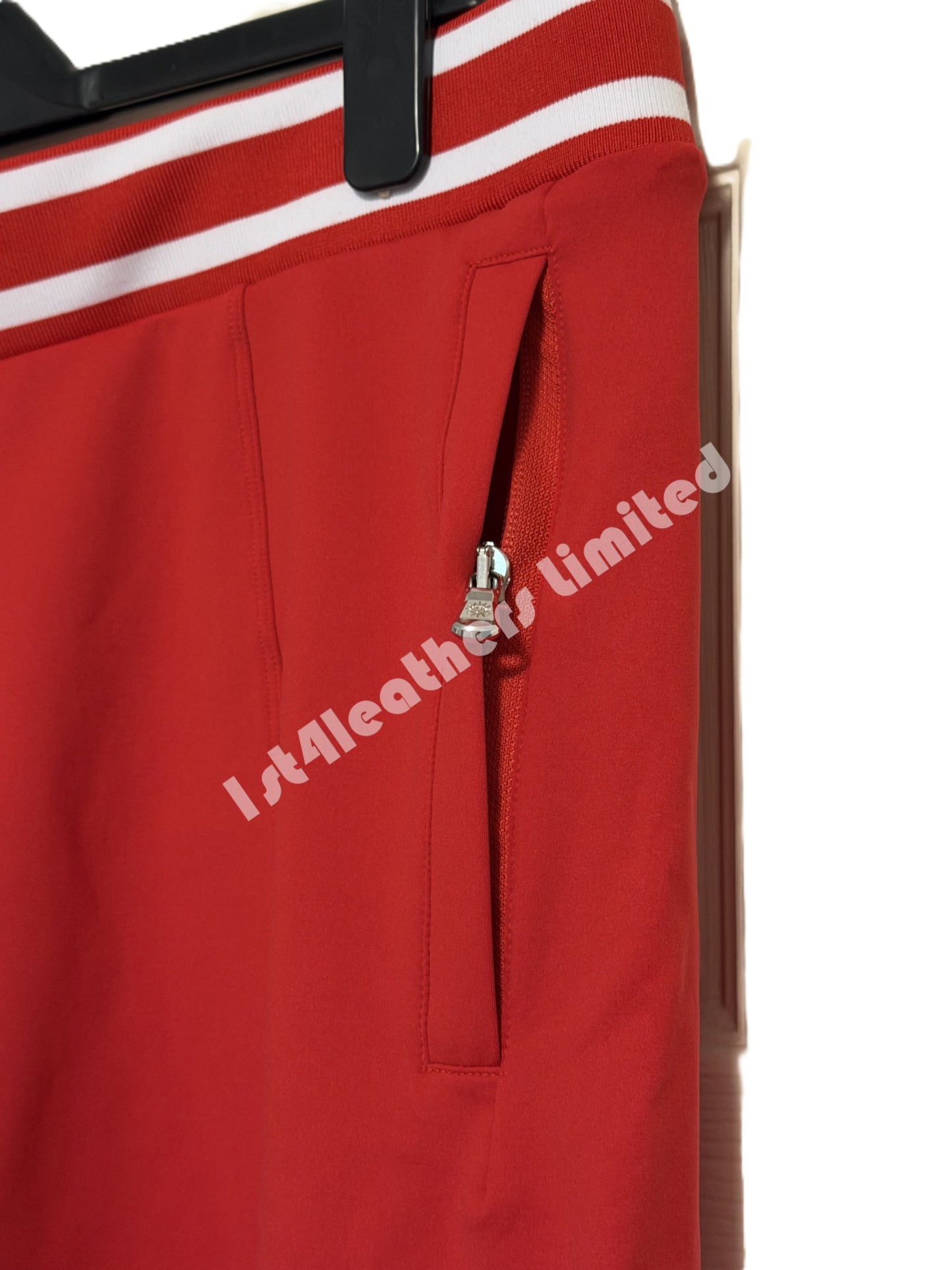 SANDBANKS CONTRAST STRIPE NYLON BLEND SHORTS RED RRP £125 BNWT