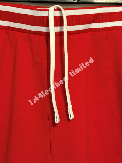 SANDBANKS CONTRAST STRIPE NYLON BLEND SHORTS RED RRP £125 BNWT