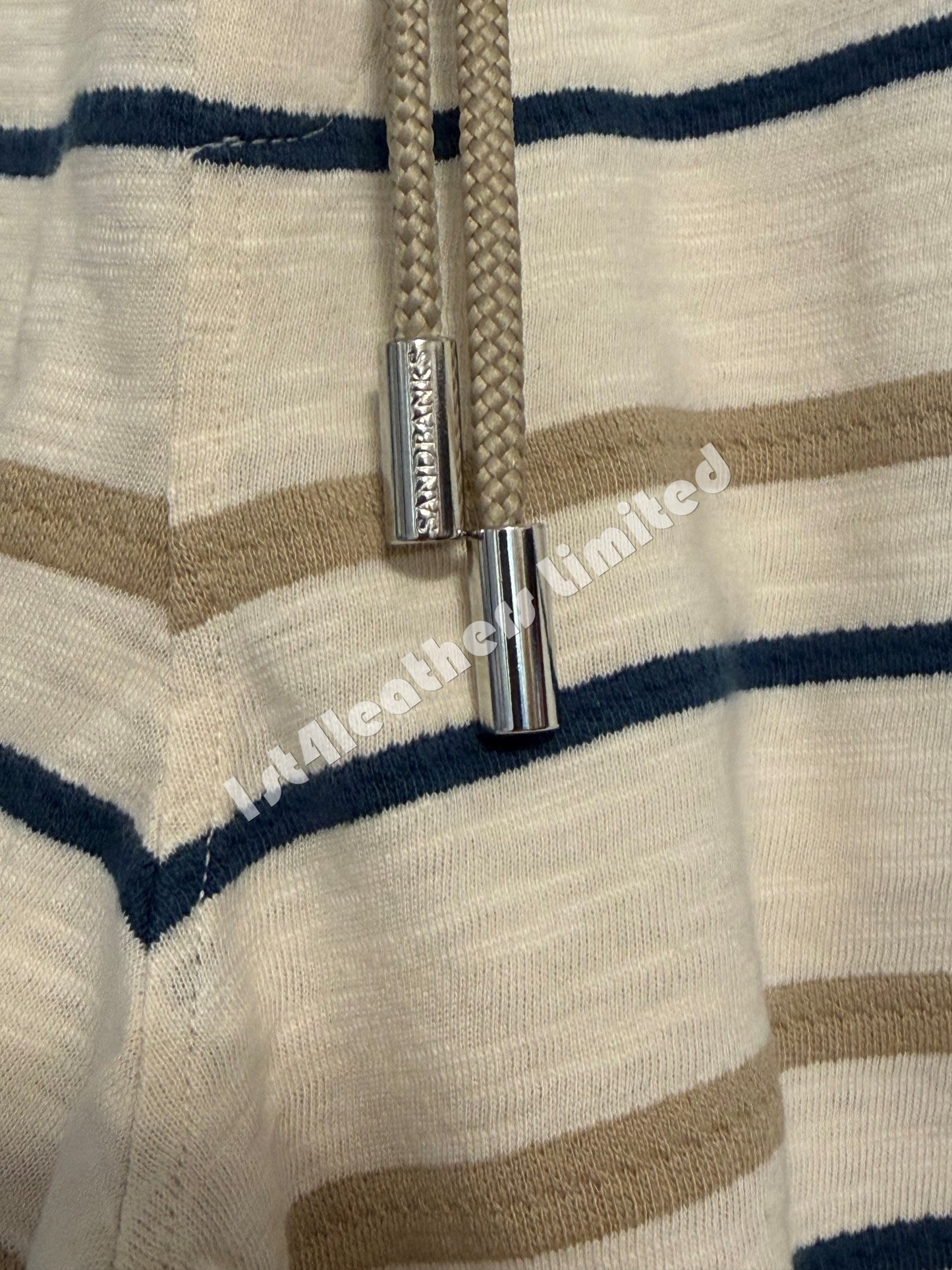 SANDBANKS JACQUARD STRIPED COTTON SHORTS MULTI COLOUR SIZE XL RRP £125 BNWT