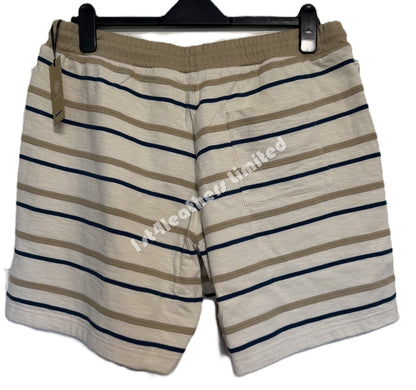 SANDBANKS JACQUARD STRIPED COTTON SHORTS MULTI COLOUR SIZE XL RRP £125 BNWT