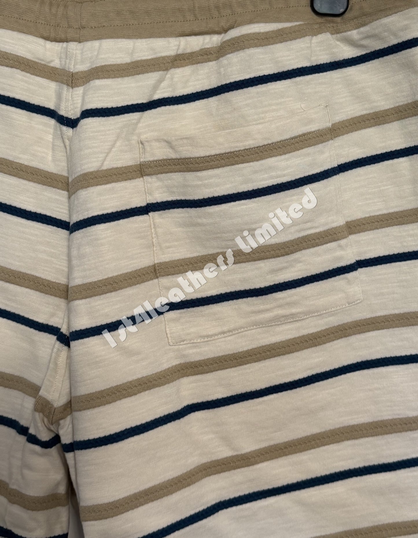 SANDBANKS JACQUARD STRIPED COTTON SHORTS MULTI COLOUR SIZE XL RRP £125 BNWT