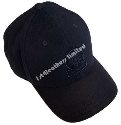 SANDBANKS WOOL CLASSIC 6 PANEL BASEBALL CAP NAVY BLUE ONE SIZE RRP £105 BNWT