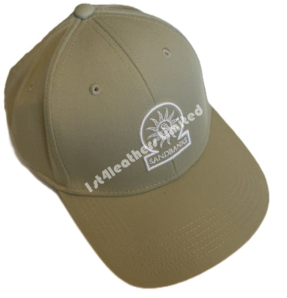 SANDBANKS CLASSIC 6 PANEL BASEBALL CAP SAGE GREEN ONE SIZE RRP £90 BNWT