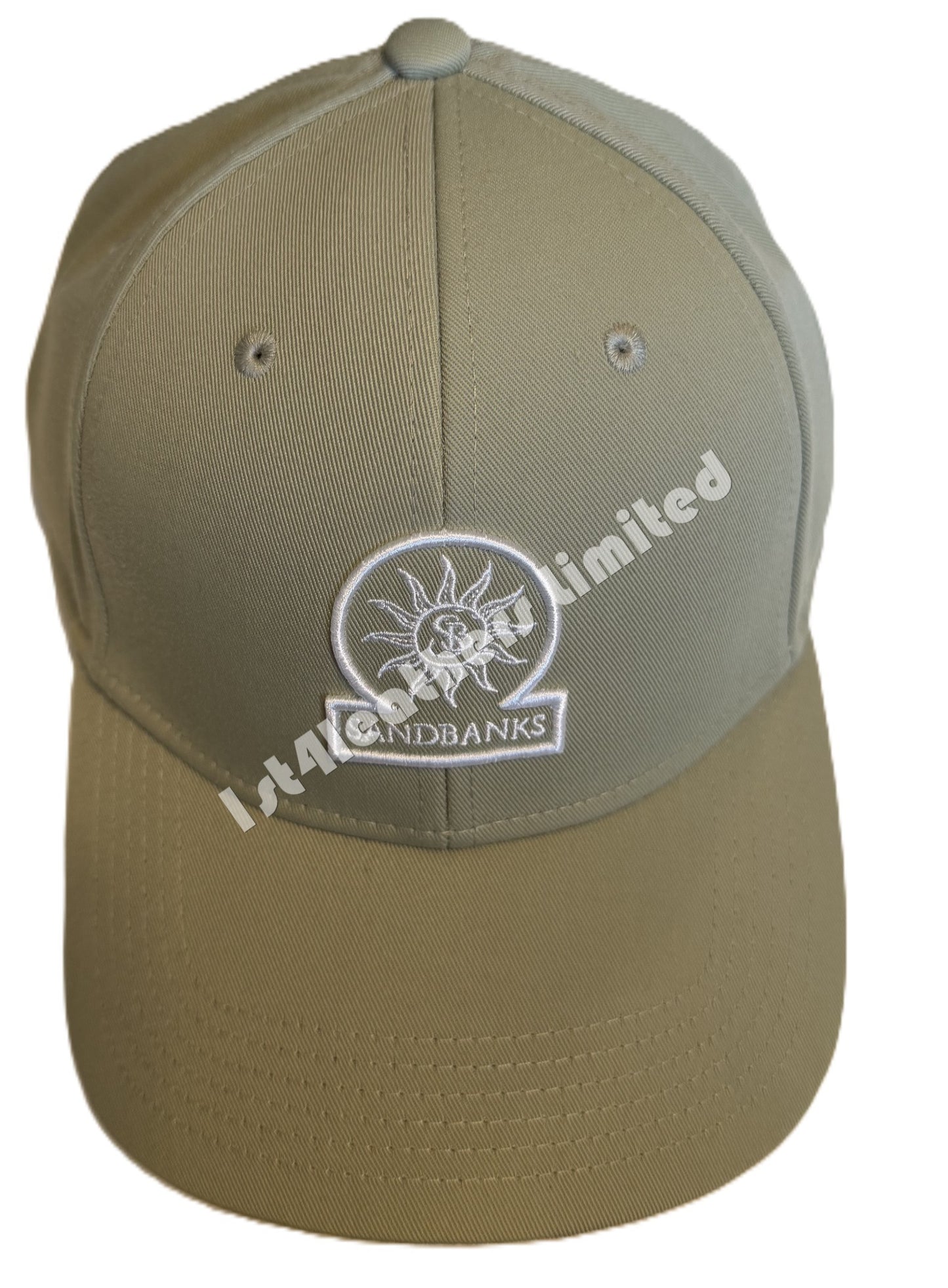 SANDBANKS CLASSIC 6 PANEL BASEBALL CAP SAGE GREEN ONE SIZE RRP £90 BNWT