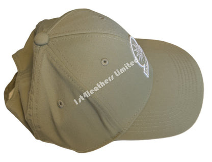 SANDBANKS CLASSIC 6 PANEL BASEBALL CAP SAGE GREEN ONE SIZE RRP £90 BNWT