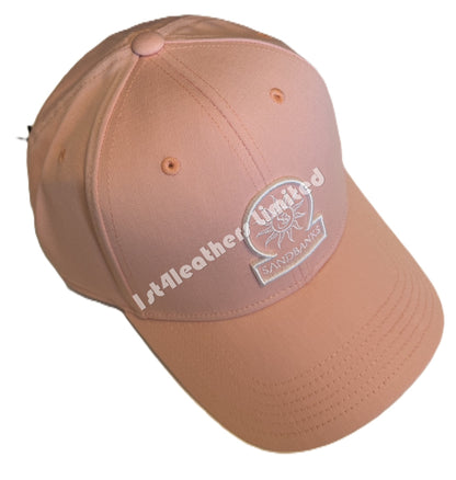 SANDBANKS CLASSIC 6 PANEL BASEBALL CAP CRYSTAL ROSE ONE SIZE RRP £90 BNWT