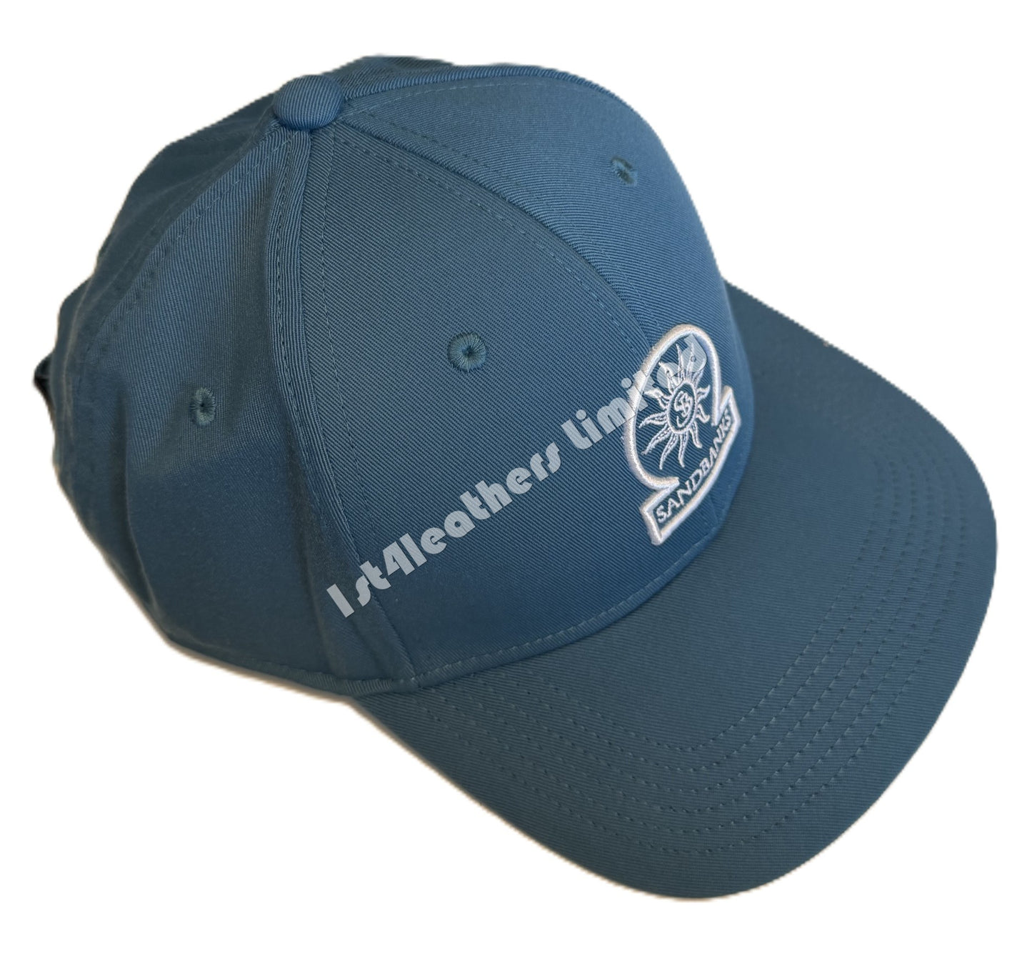 SANDBANKS CLASSIC 6 PANEL BASEBALL CAP TEAL BLUE ONE SIZE RRP £90 BNWT