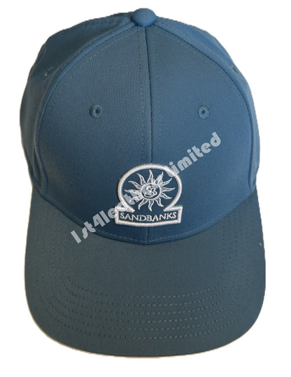 SANDBANKS CLASSIC 6 PANEL BASEBALL CAP TEAL BLUE ONE SIZE RRP £90 BNWT