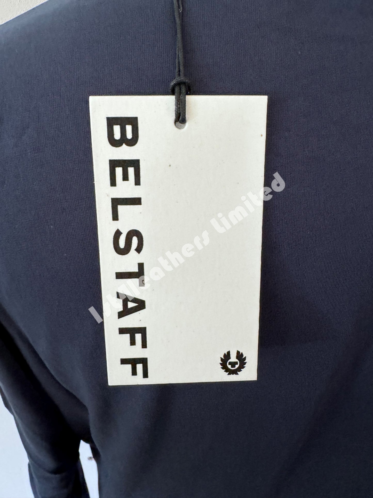BELSTAFF THOM LONG SLEEVE COTTON POCKET T-SHIRT DEEP NAVY RRP £75 BNWT