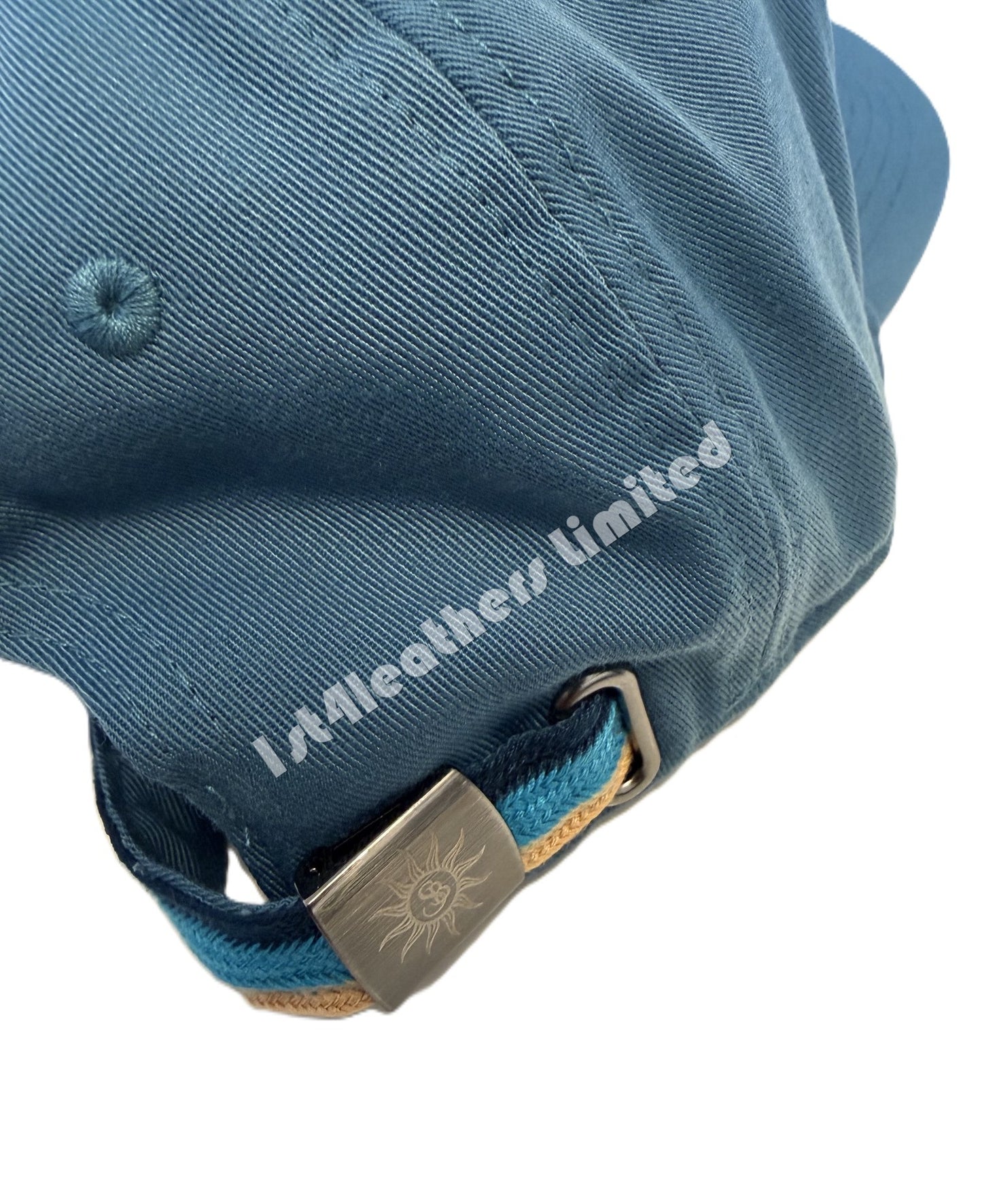 SANDBANKS CLASSIC 6 PANEL BASEBALL CAP TEAL BLUE ONE SIZE RRP £90 BNWT