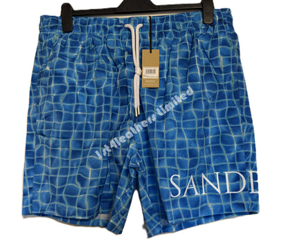 SANDBANKS MOSAIC SWIM SHORTS BLUE RRP £140 BNWT