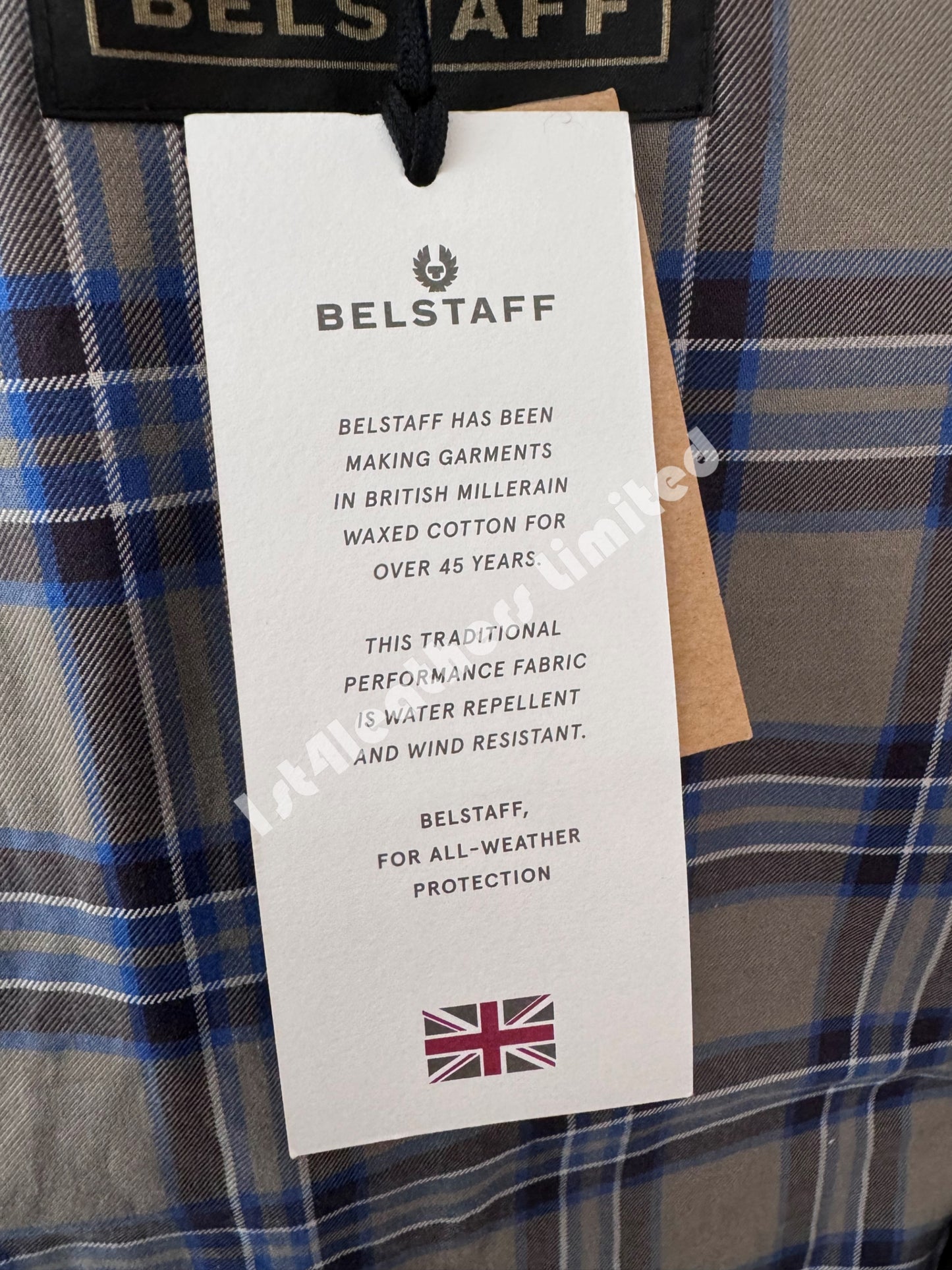 BELSTAFF KELLAND 6oz WAXED CAFE RACER JACKET FADED OLIVE RRP £350 BNWT