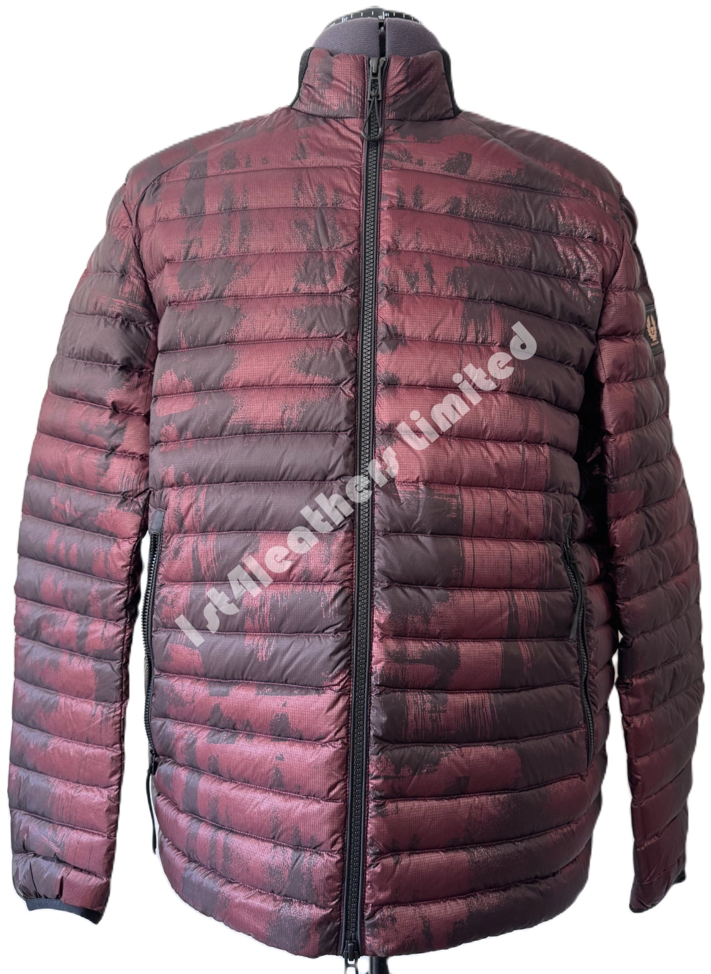 BELSTAFF ABSTRACT AIRFRAME LIGHTWEIGHT DOWN PUFFA JACKET LAVA RED RRP £450 BNWT