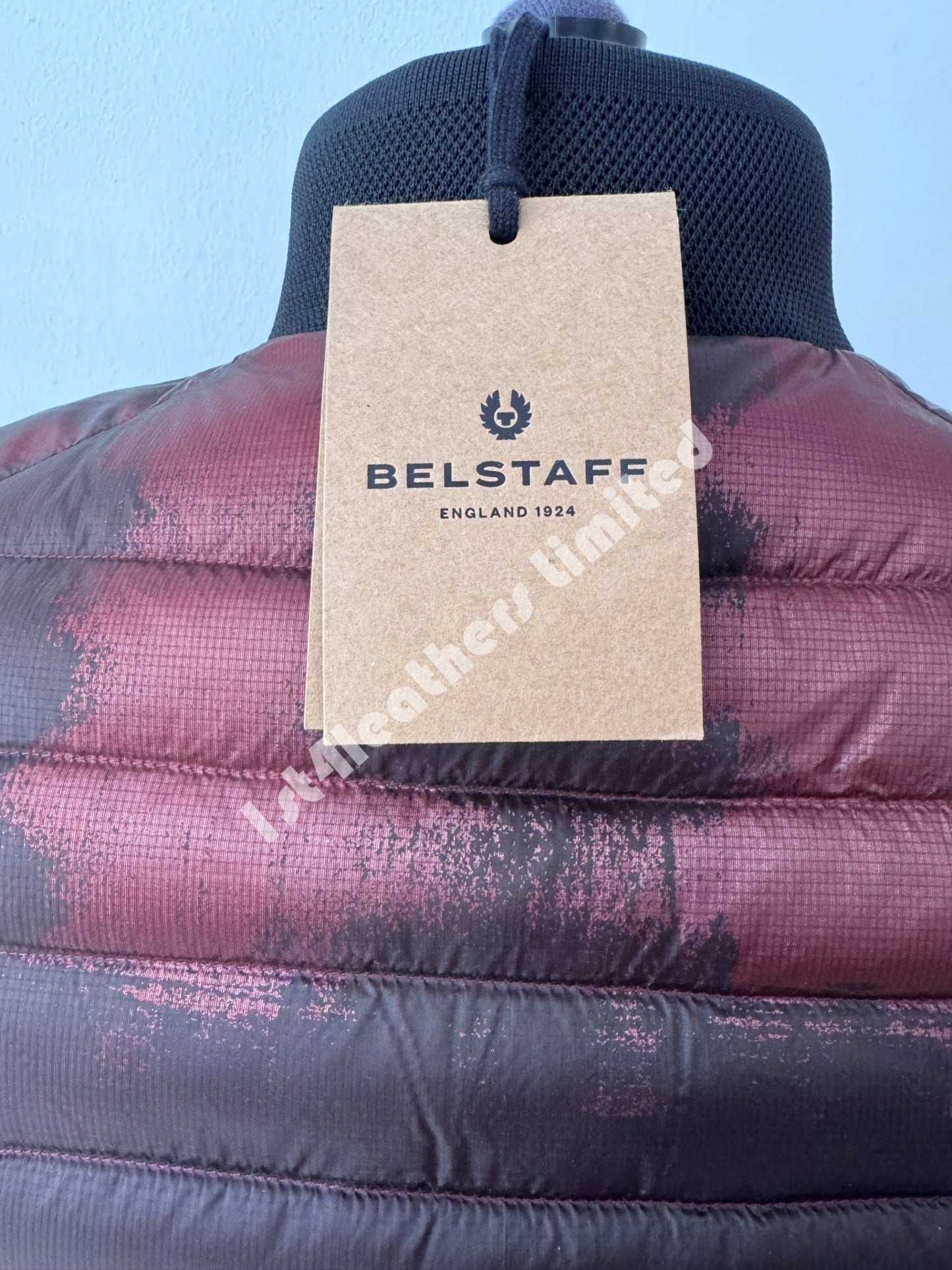 BELSTAFF ABSTRACT AIRFRAME LIGHTWEIGHT DOWN PUFFA JACKET LAVA RED RRP £450 BNWT