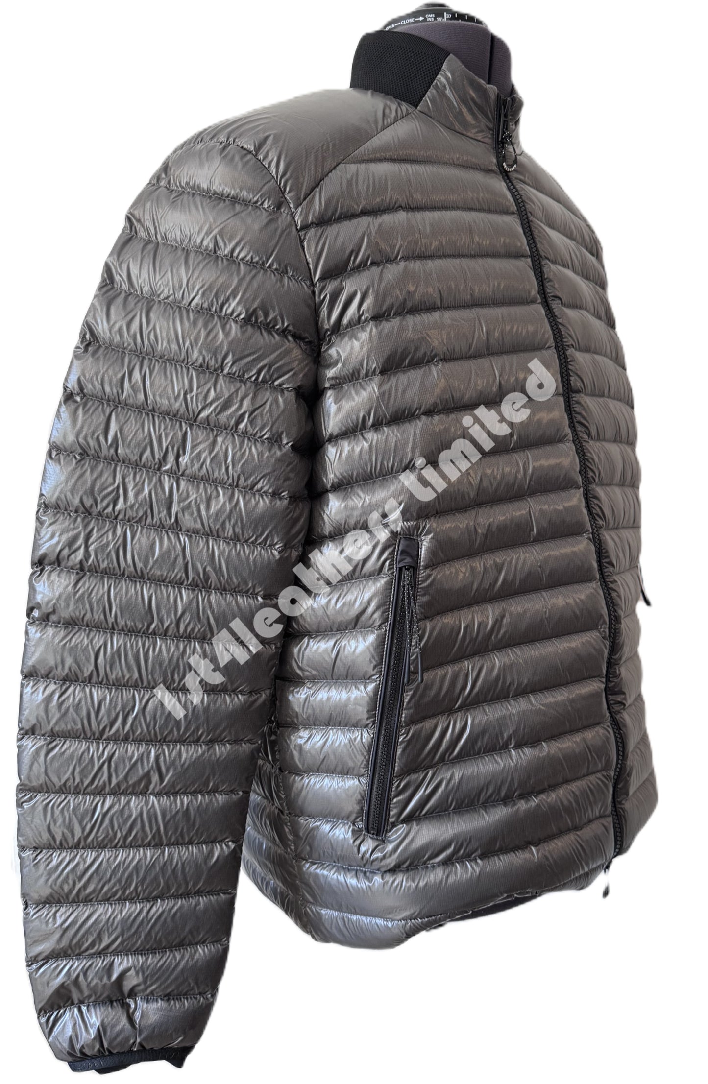 BELSTAFF AIRFRAME LIGHTWEIGHT DOWN PUFFA JACKET BLACK/GREY RRP £425 NEW