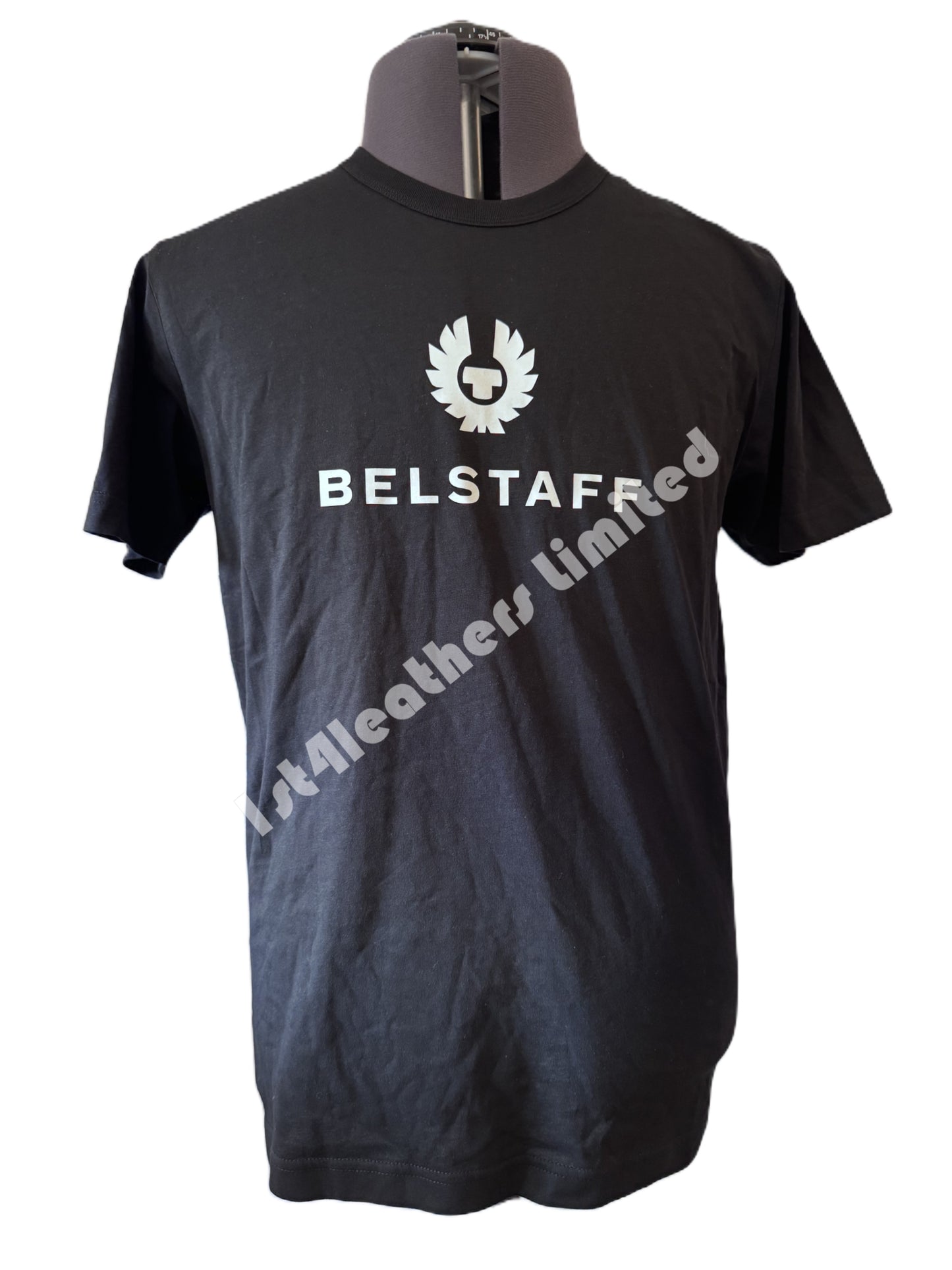 BELSTAFF SIGNATURE COTTON T-SHIRT IN BLACK RRP £60 BNWT