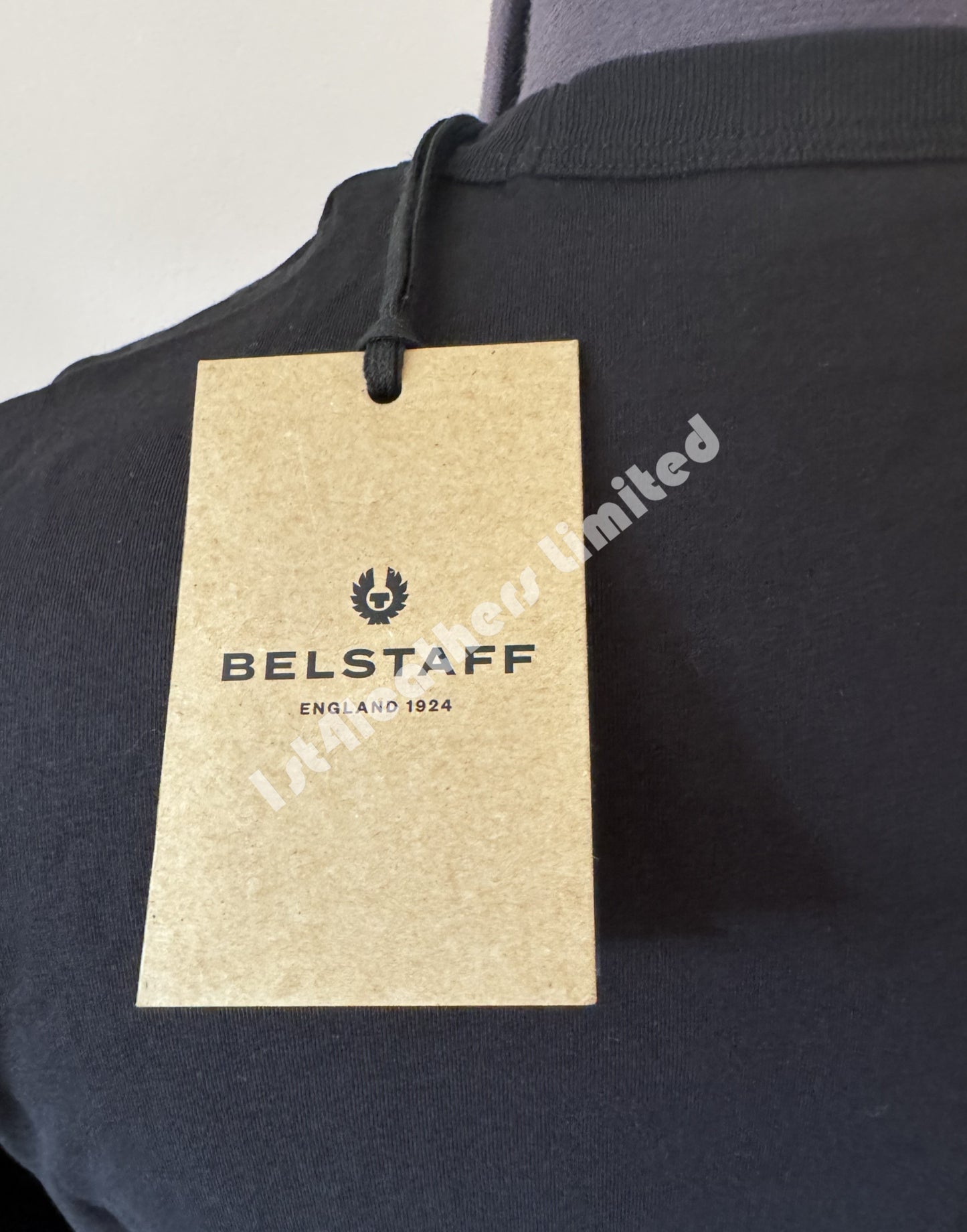 BELSTAFF SIGNATURE COTTON T-SHIRT IN BLACK RRP £60 BNWT