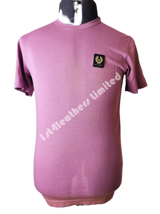 BELSTAFF PHOENIX PATCH SHORT SLEEVE COTTON T-SHIRT ROSE PINK RRP £70 BNWT