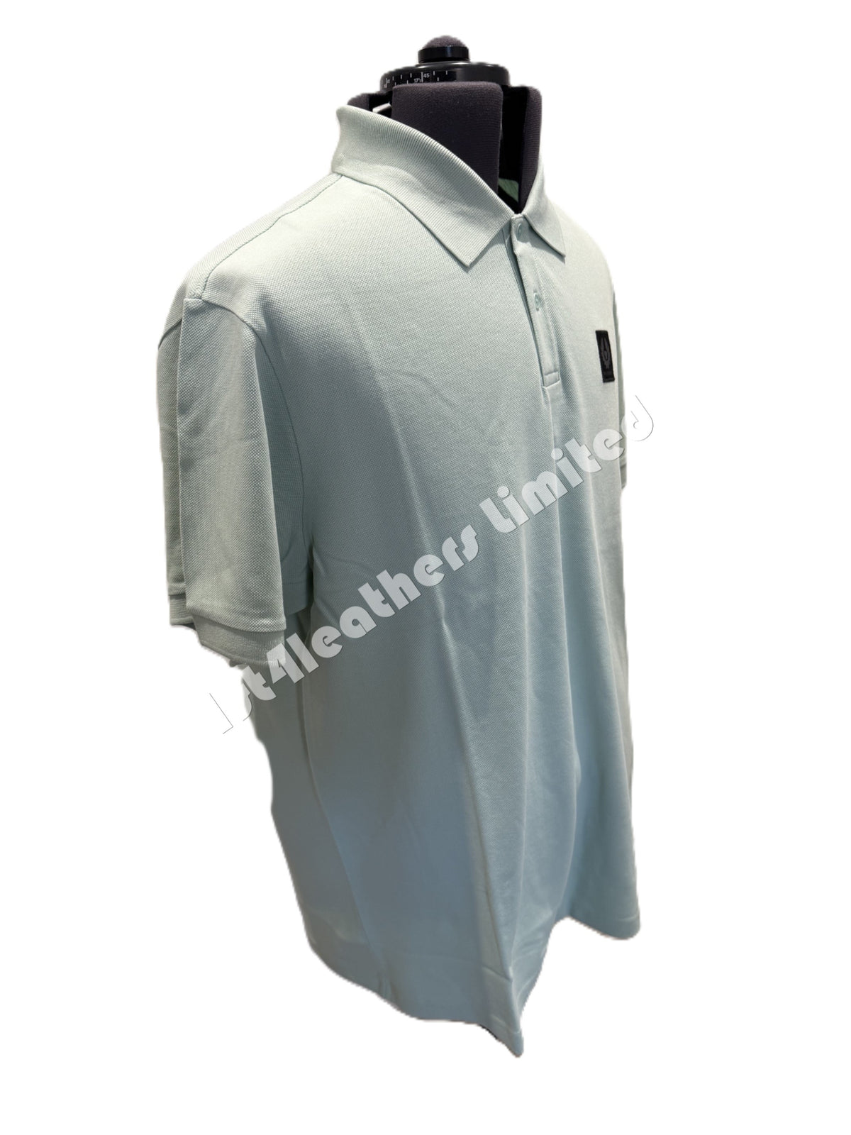 BELSTAFF PHOENIX PATCH PIQUE COTTON POLO SHIRT BREEZE GREEN RRP £95 BNWT