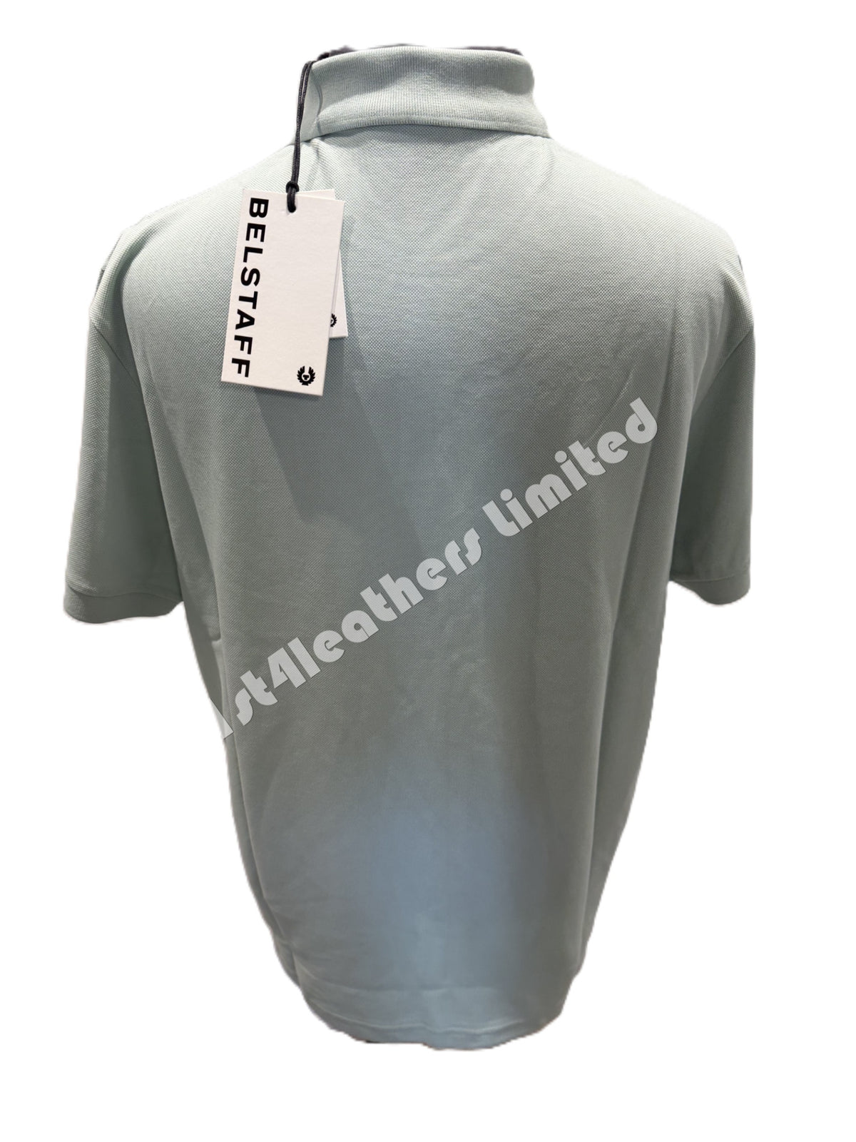 BELSTAFF PHOENIX PATCH PIQUE COTTON POLO SHIRT BREEZE GREEN RRP £95 BNWT