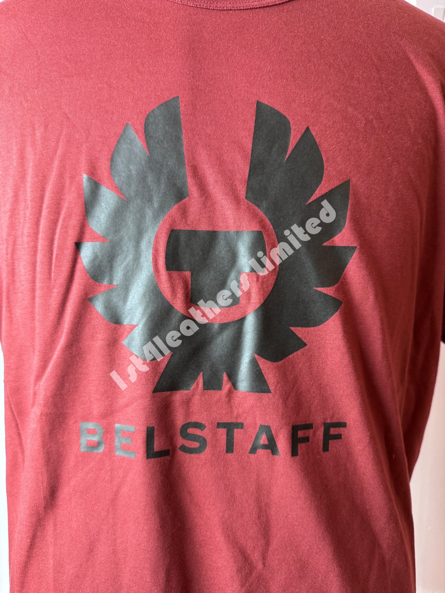 BELSTAFF PHOENIX LOGO COTTON T-SHIRT LAVA RED RRP £70 BNWT