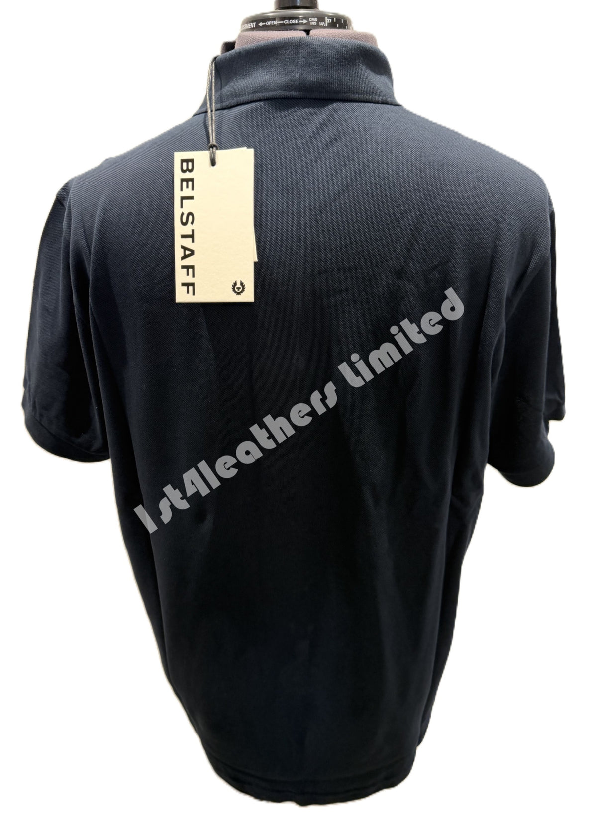 BELSTAFF PHOENIX PATCH PIQUE COTTON POLO SHIRT DARK INK NAVY RRP £95 BNWT