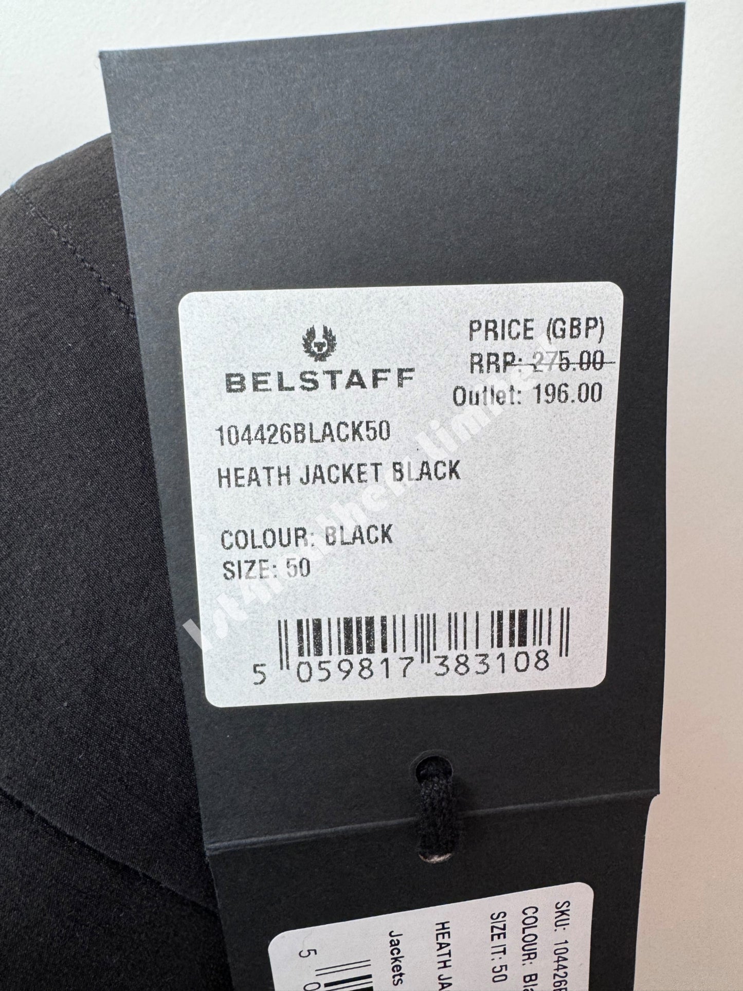 BELSTAFF HEATH STRETCH NYLON TECHNICAL JACKET BLACK RRP £275 BNWT