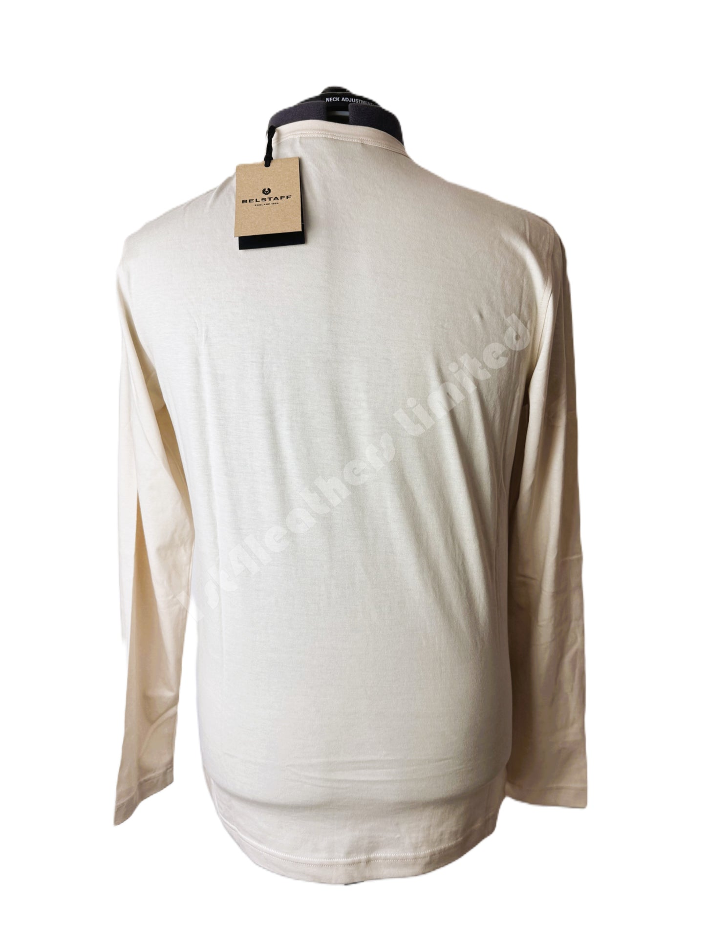 BELSTAFF PHOENIX PATCH LONG SLEEVE T-SHIRT MOONBEAM RRP £75 BNWT