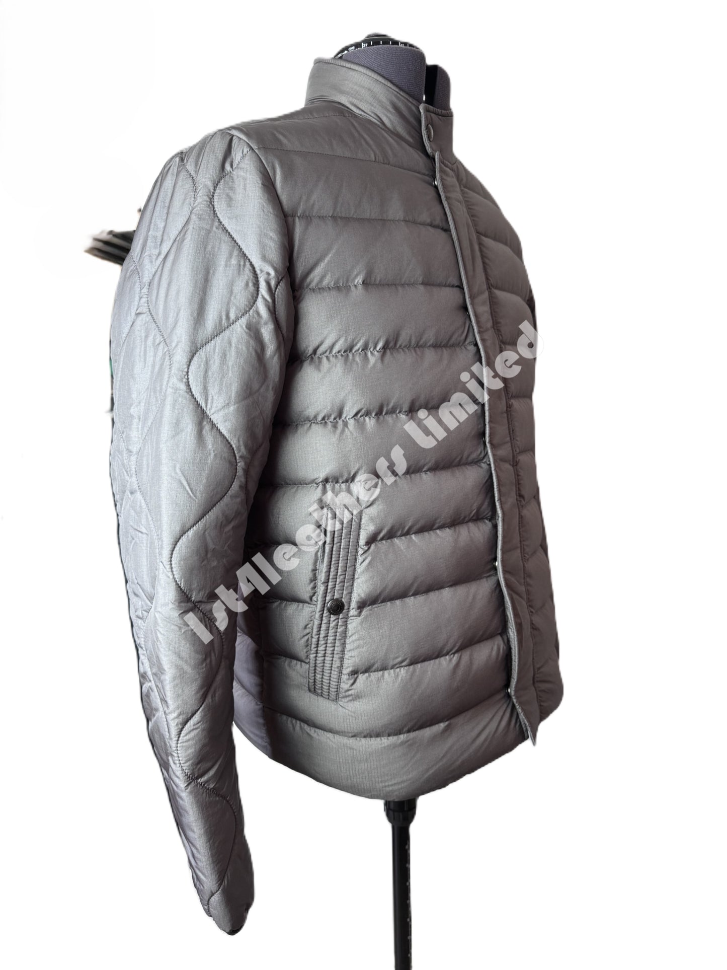 BELSTAFF INSULATOR DOWN PUFFA BOMBER JACKET GRANITE GREY RRP £295 BNWT