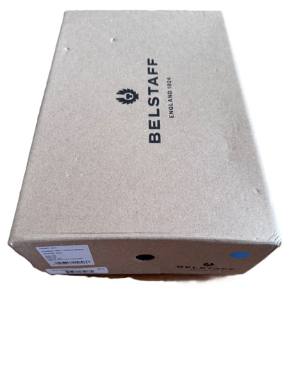 BELSTAFF RALLY HIGH TOP SUEDE LEATHER TRAINERS SNEAKERS FAWN UK 9 RRP £275 BNIB