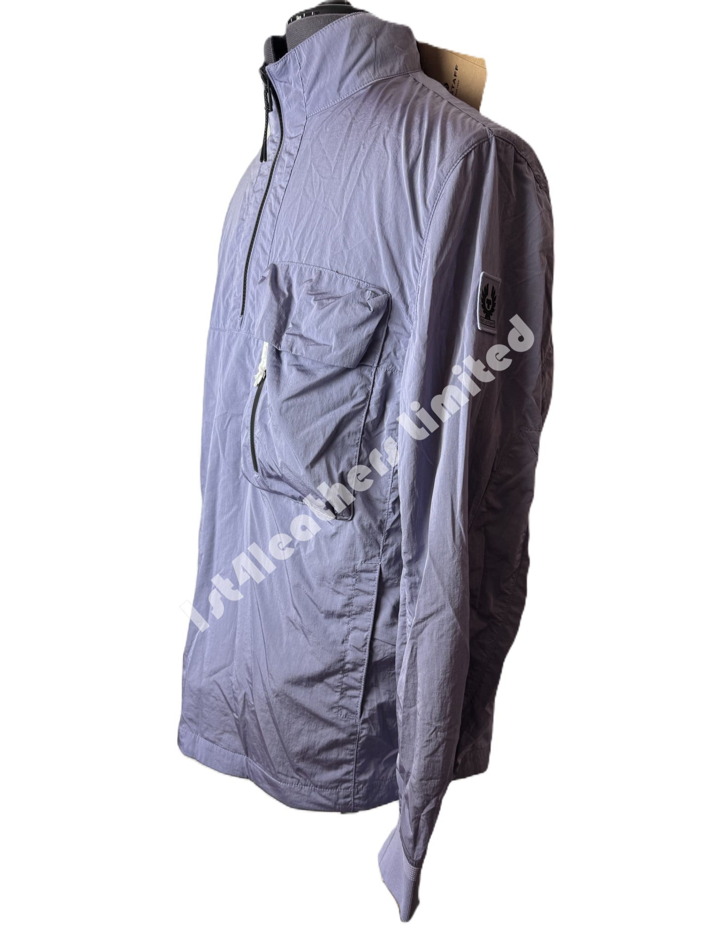 BELSTAFF RAMP SHIMMER SHELL OVERSHIRT JACKET IN VIOLET RRP £295 BNWT